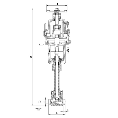 high-pressure cryogenic emergency shut-off valve ͜ظ߉oДy