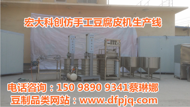 宏大科創(chuàng)新式仿手工豆腐皮機